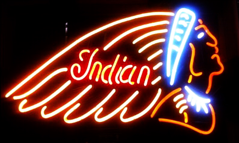Indian Motorcycle Neon Sign